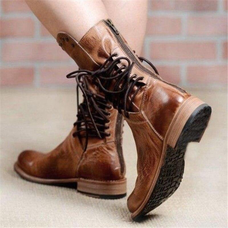 Maura | Leather Lace-up Boots