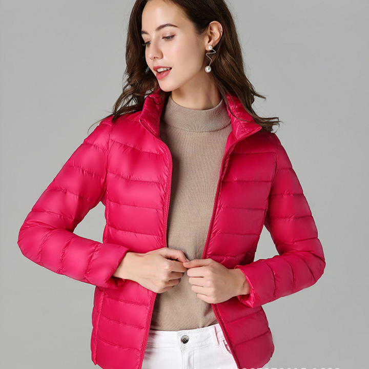 Aurora - Ultralight spring jacket with white duck feathers