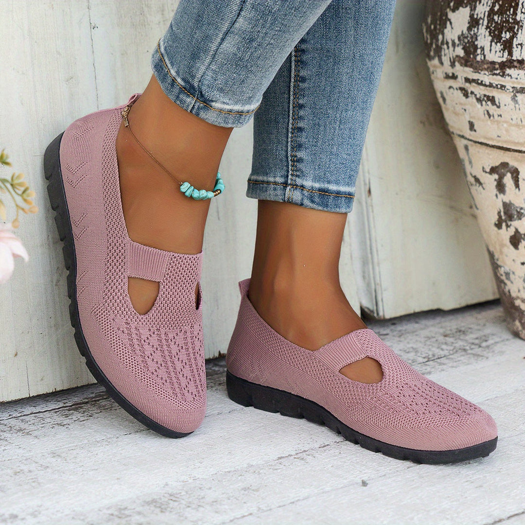 ComfortWalk Women's Slip-Ons - Comfy, Breathable, Arch Support, All-Season
