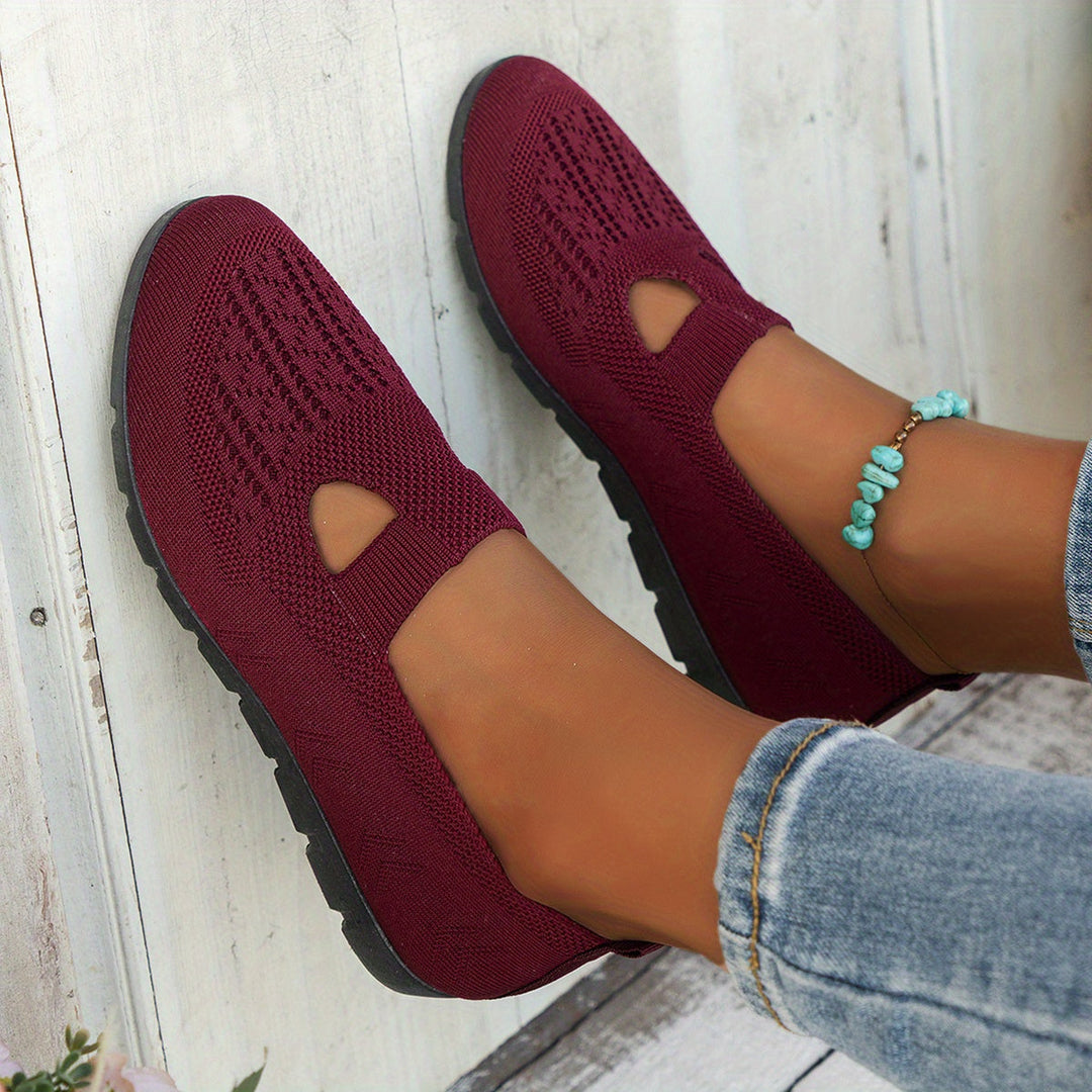 ComfortWalk Women's Slip-Ons - Comfy, Breathable, Arch Support, All-Season