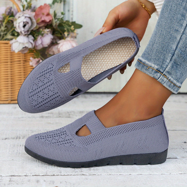 ComfortWalk Women's Slip-Ons - Comfy, Breathable, Arch Support, All-Season