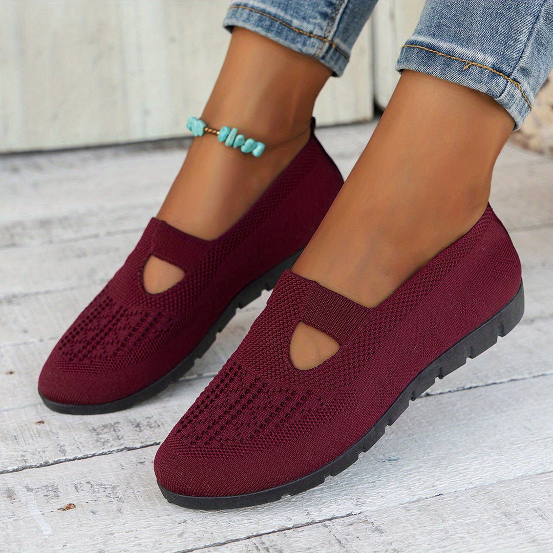 ComfortWalk Women's Slip-Ons - Comfy, Breathable, Arch Support, All-Season