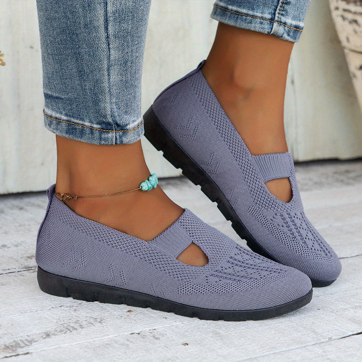 ComfortWalk Women's Slip-Ons - Comfy, Breathable, Arch Support, All-Season