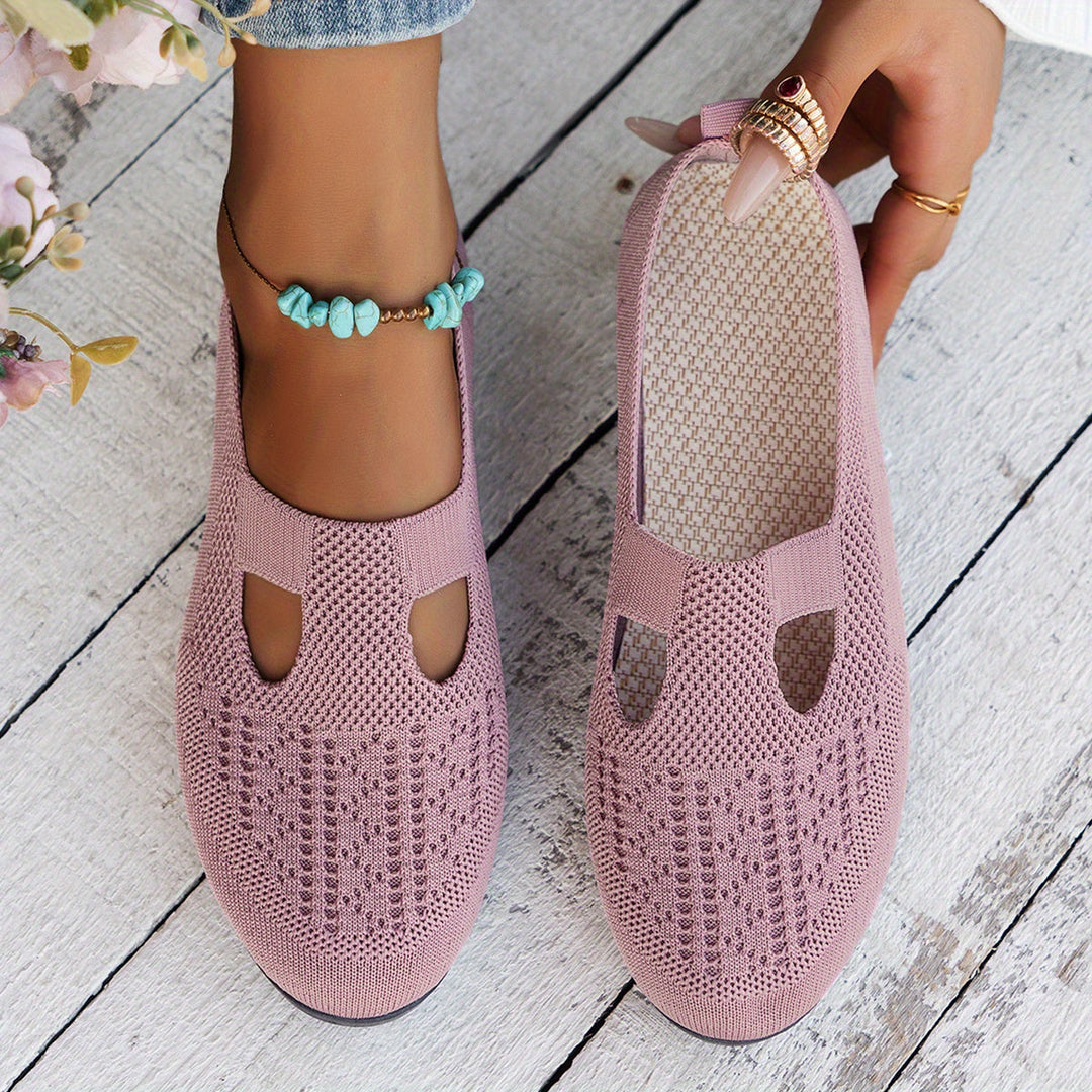 ComfortWalk Women's Slip-Ons - Comfy, Breathable, Arch Support, All-Season