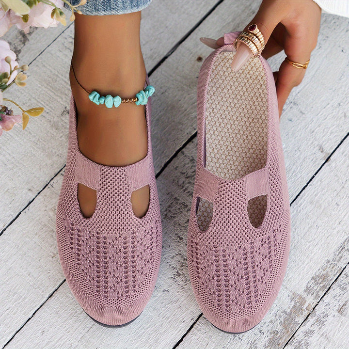 ComfortWalk Women's Slip-Ons - Comfy, Breathable, Arch Support, All-Season