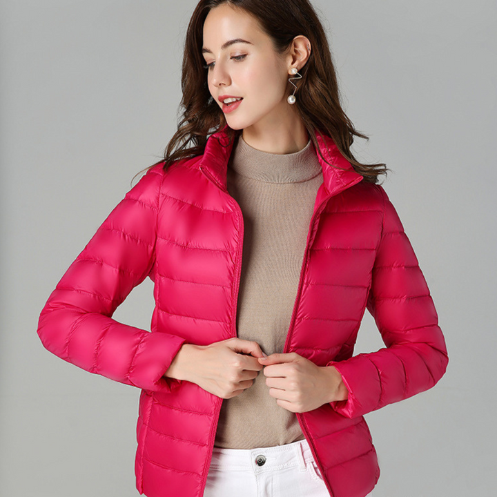 Aurora - Ultralight spring jacket with white duck feathers