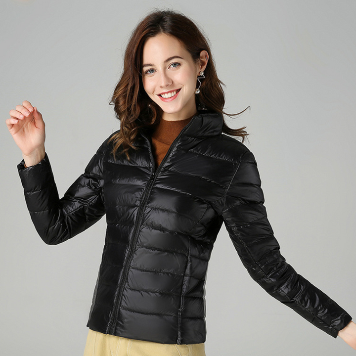 Aurora - Ultralight spring jacket with white duck feathers