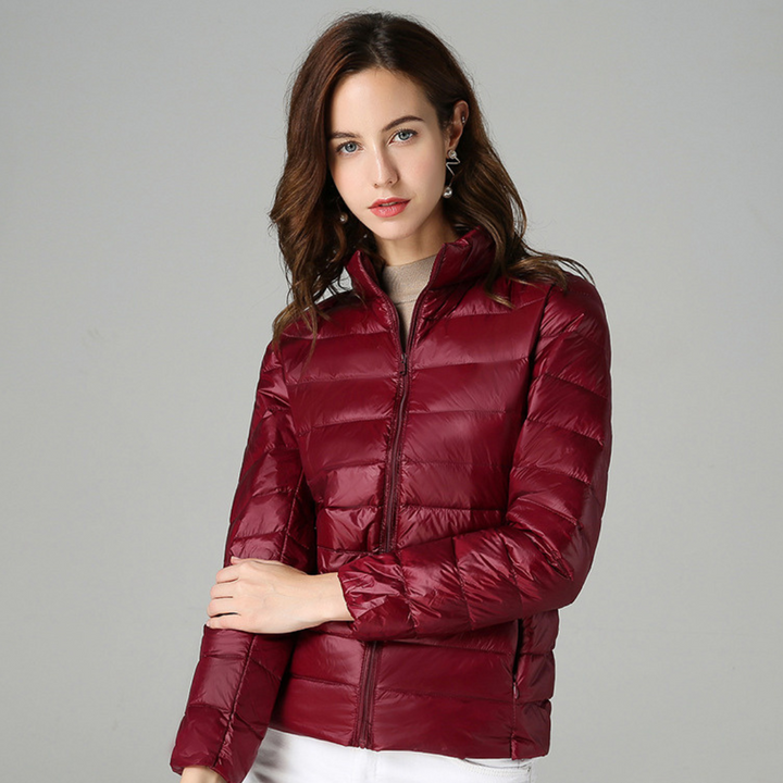 Aurora - Ultralight spring jacket with white duck feathers