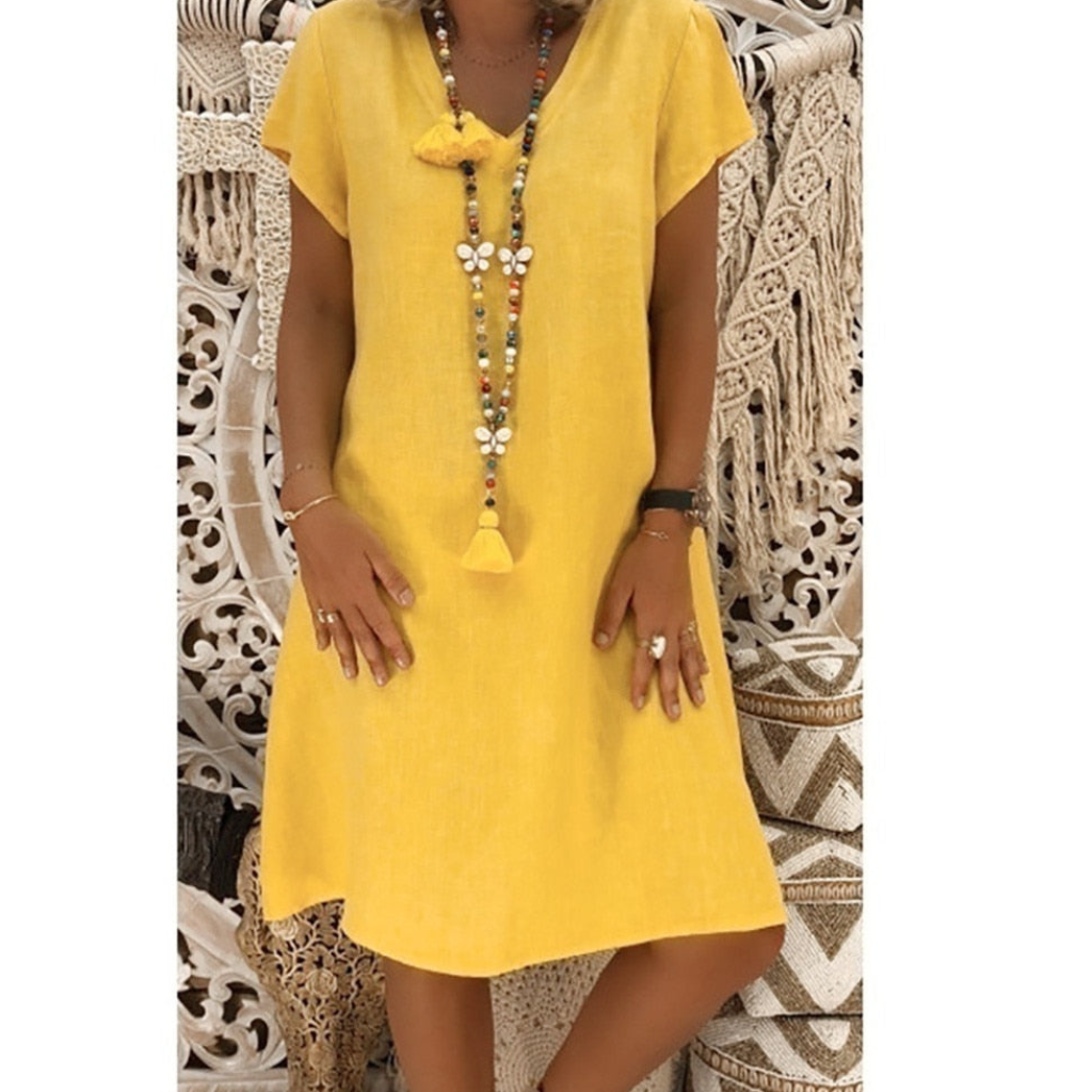 Casual cotton dress | Campbell
