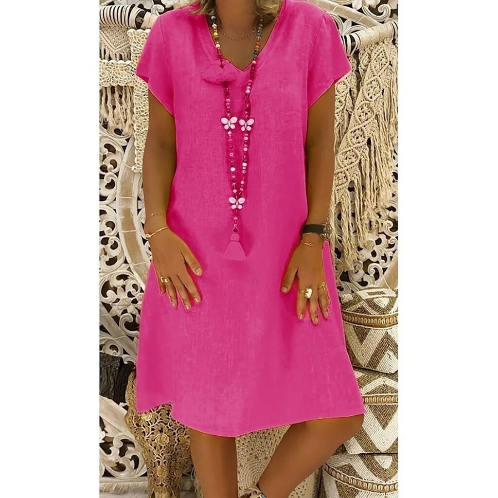Casual cotton dress | Campbell