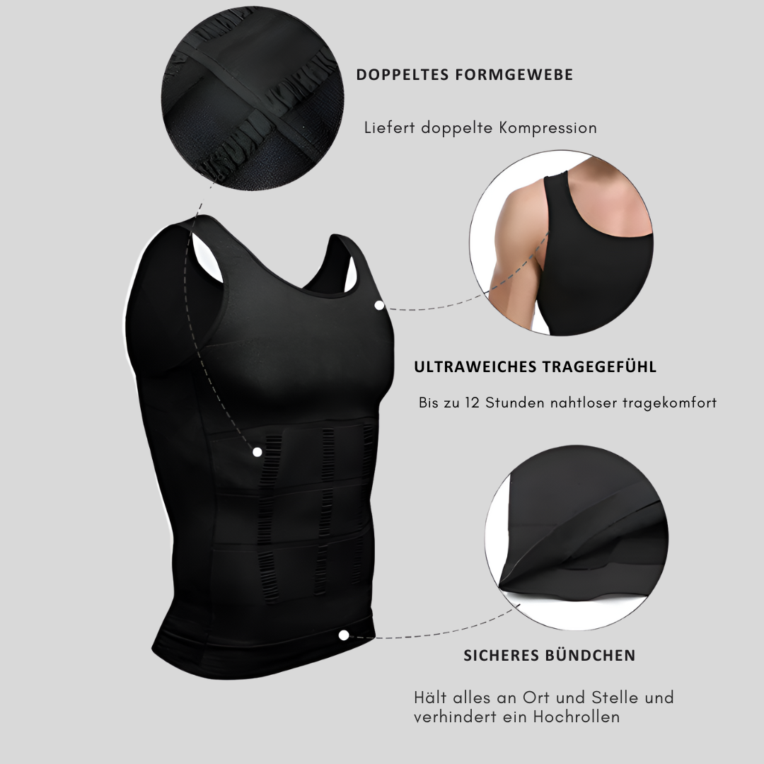 Manly Form BodyFix | Tanktop Voor Een Slanker En Zelfverzekerd Postuur