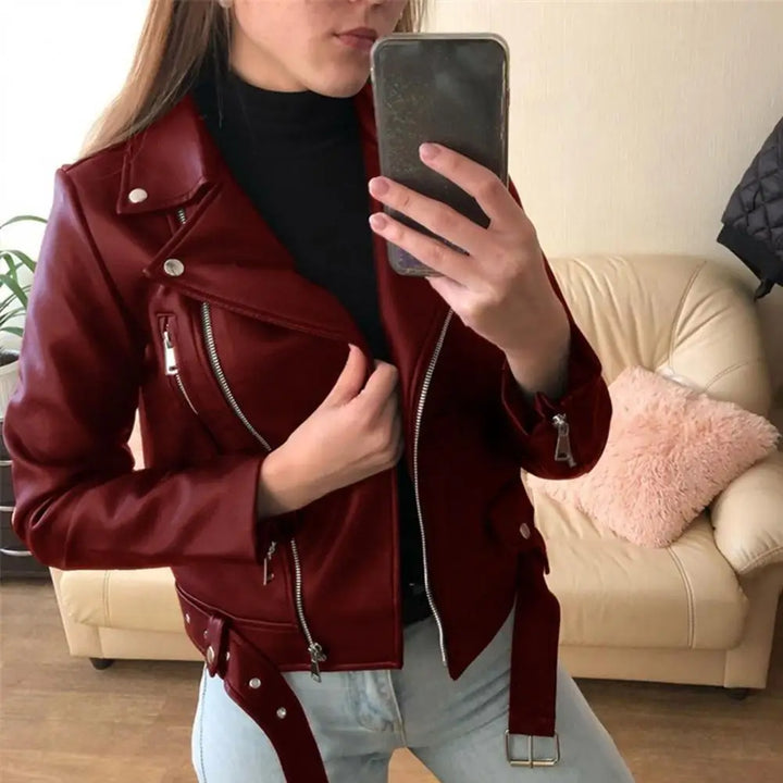 Wendela  – Elegant Leather Jacket