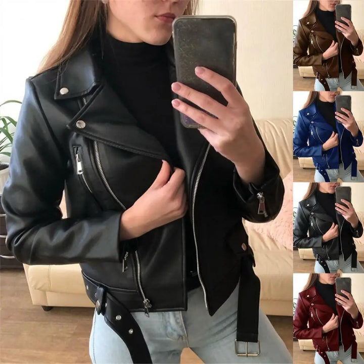 Wendela  – Elegant Leather Jacket