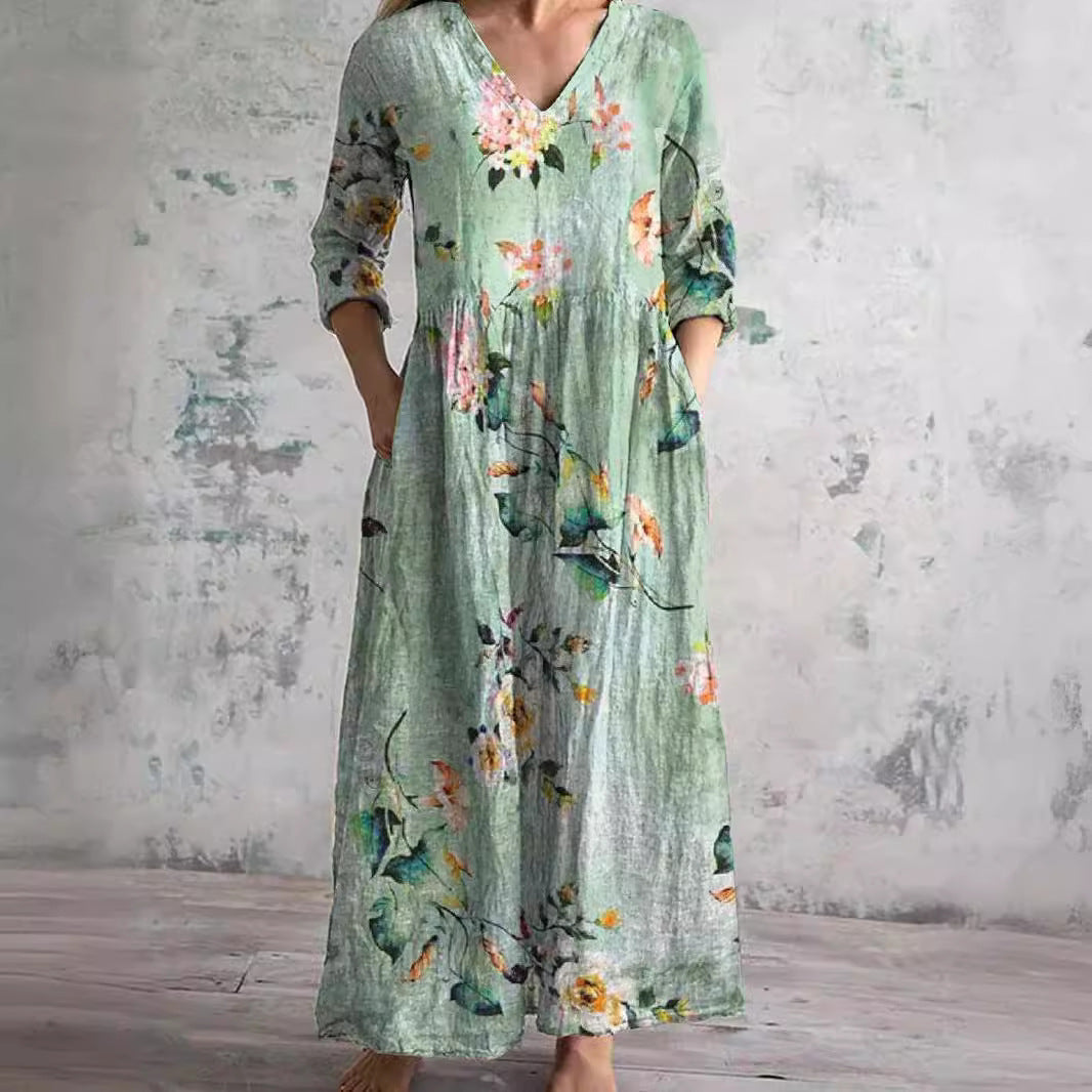Austra | Timeless Floral Maxi Dress
