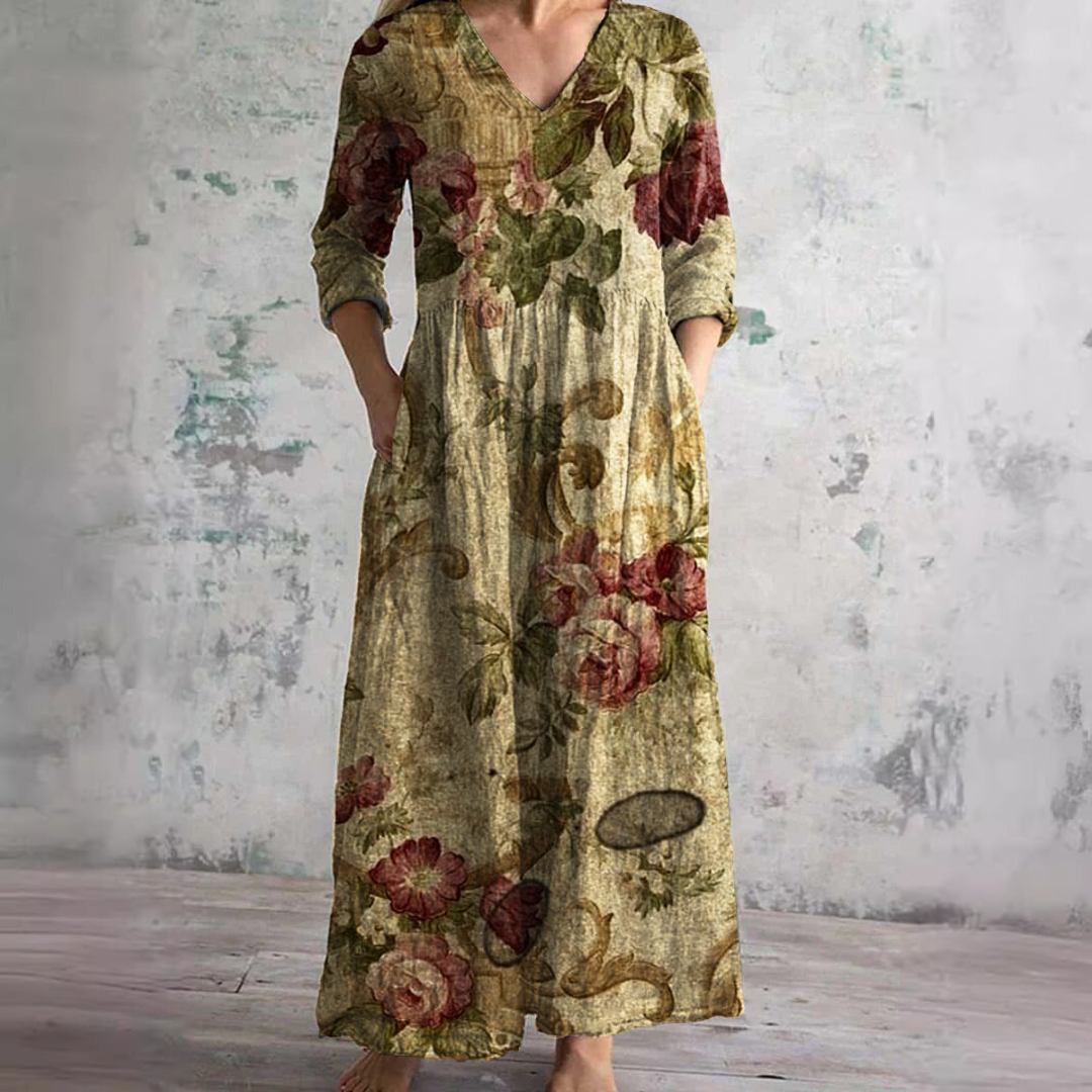 Austra | Timeless Floral Maxi Dress