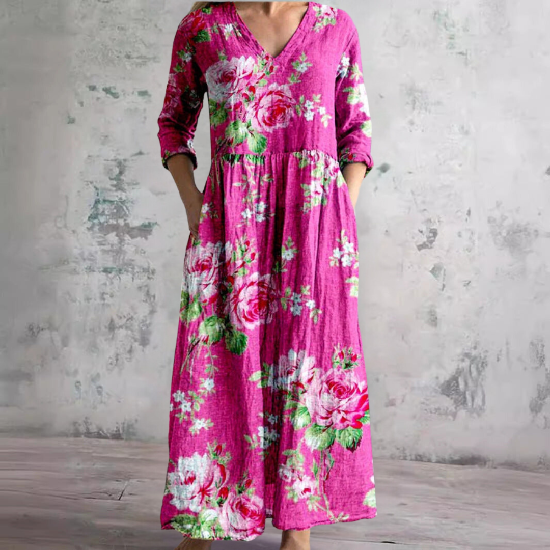 Austra | Timeless Floral Maxi Dress
