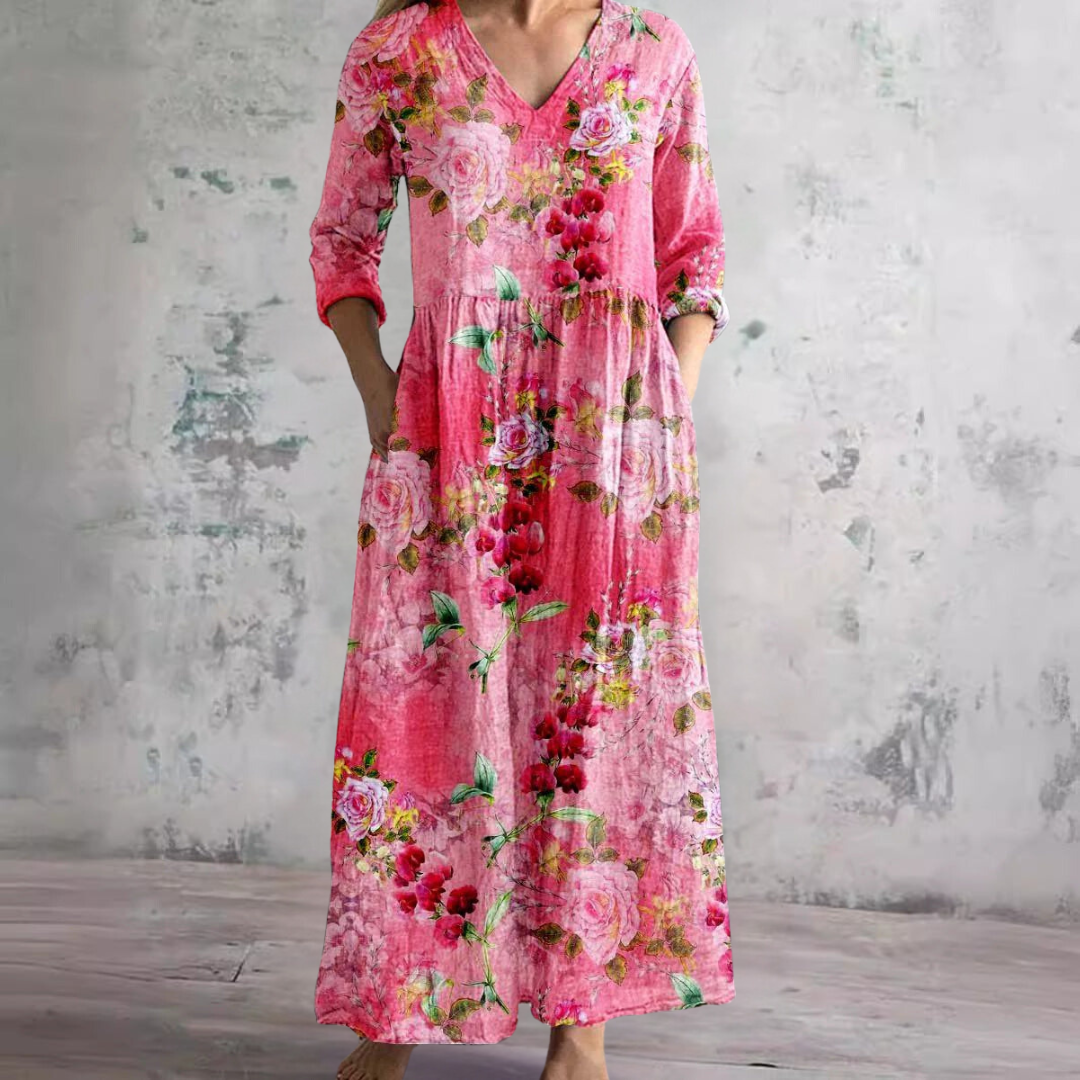Austra | Timeless Floral Maxi Dress