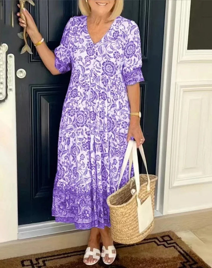 ARIA - Elegant Floral Dress