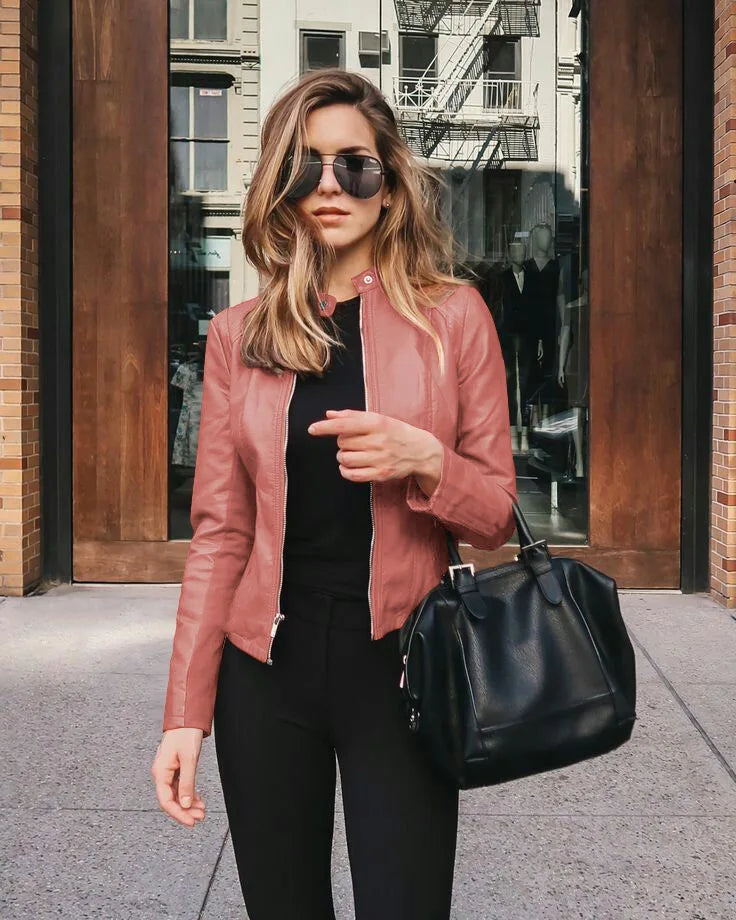 Valerie – Elegant Leather Jacket