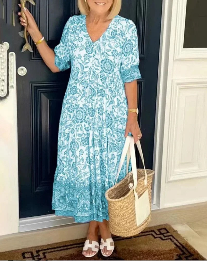 ARIA - Elegant Floral Dress