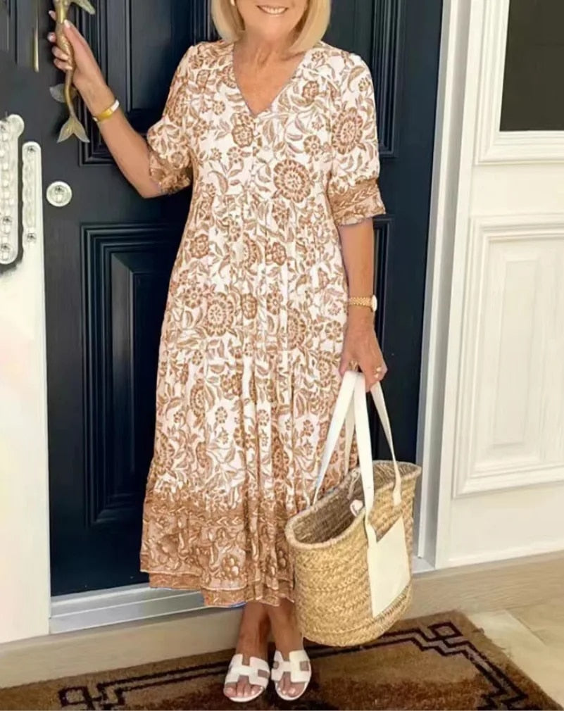 ARIA - Elegant Floral Dress