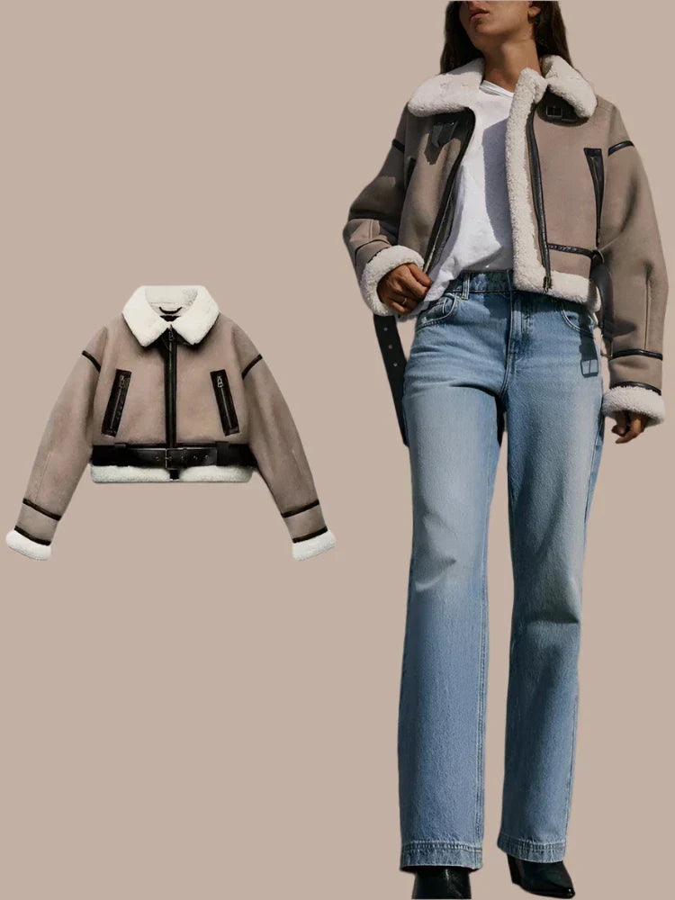 Merel  – Elegant Leather Jacket
