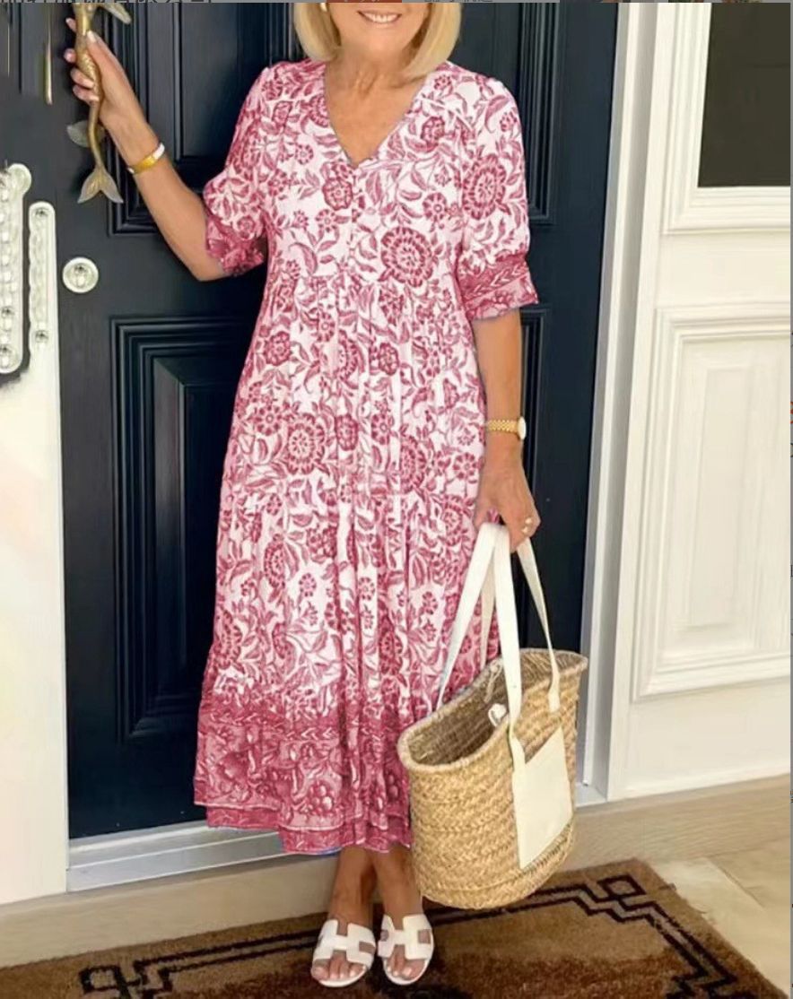 ARIA - Elegant Floral Dress
