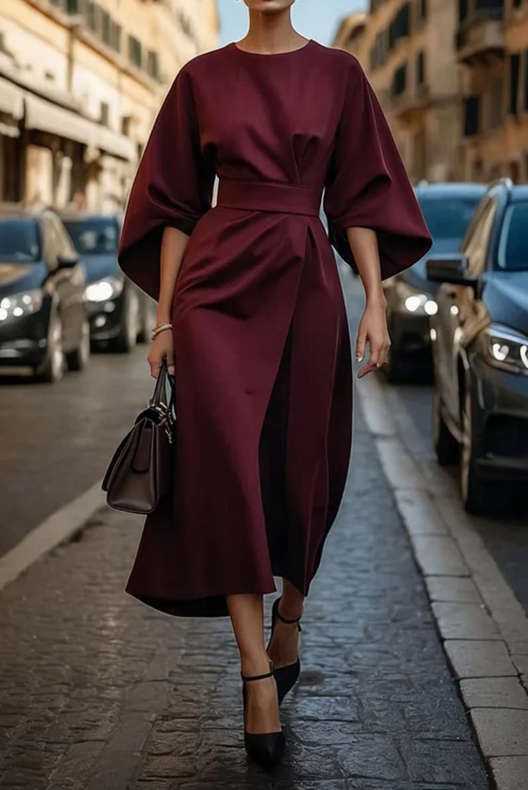 Keira - Dress with Flowing Sleeves