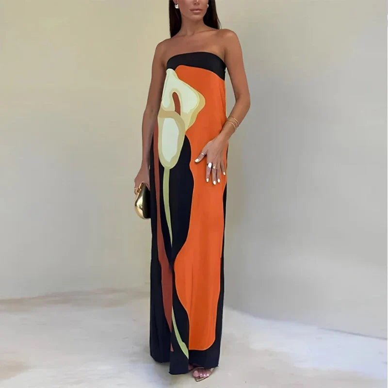 Emilia | Women's Boho Maxi Dress | Summer
