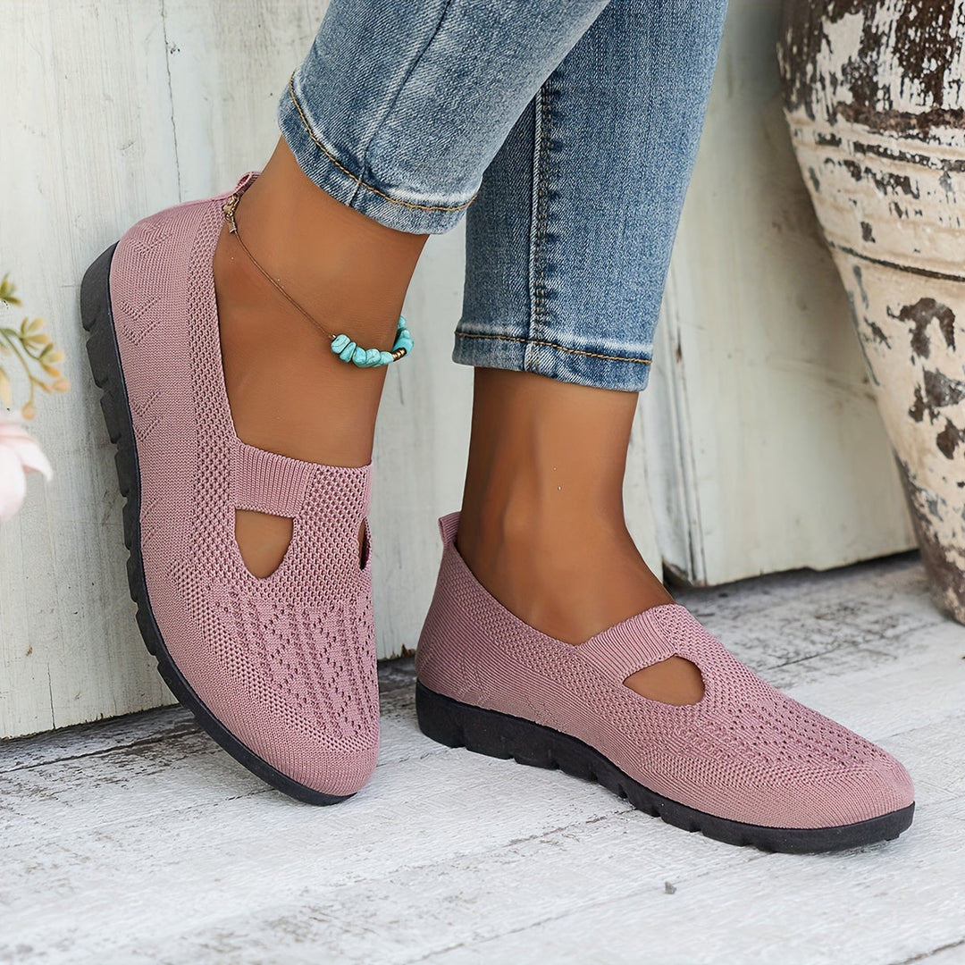 ComfortWalk Women's Slip-Ons - Comfy, Breathable, Arch Support, All-Season