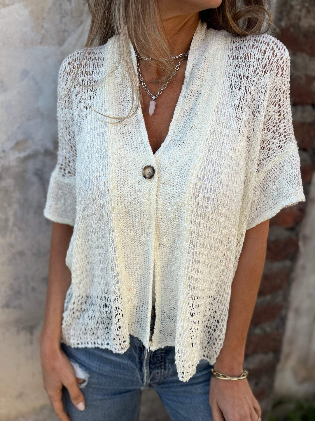 Salomi | Open-Knit Cardigan