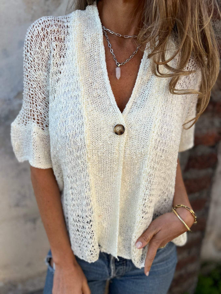 Salomi | Open-Knit Cardigan