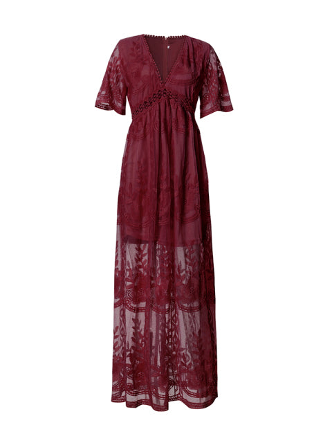 Jasmine | Women's Summer Lace Dress | Maxi