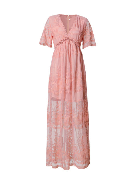Jasmine | Women's Summer Lace Dress | Maxi
