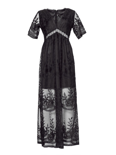 Jasmine | Women's Summer Lace Dress | Maxi