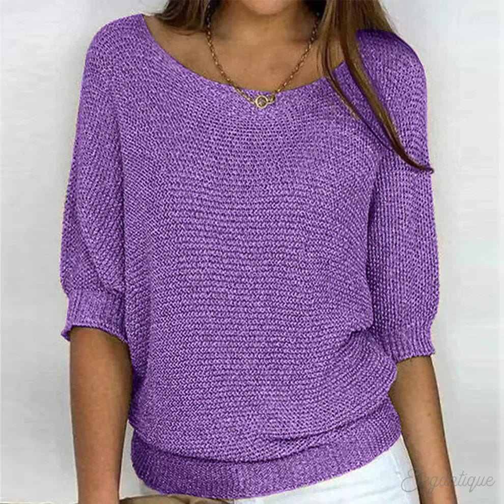 Maxie - Cozy Relaxed Knit Top